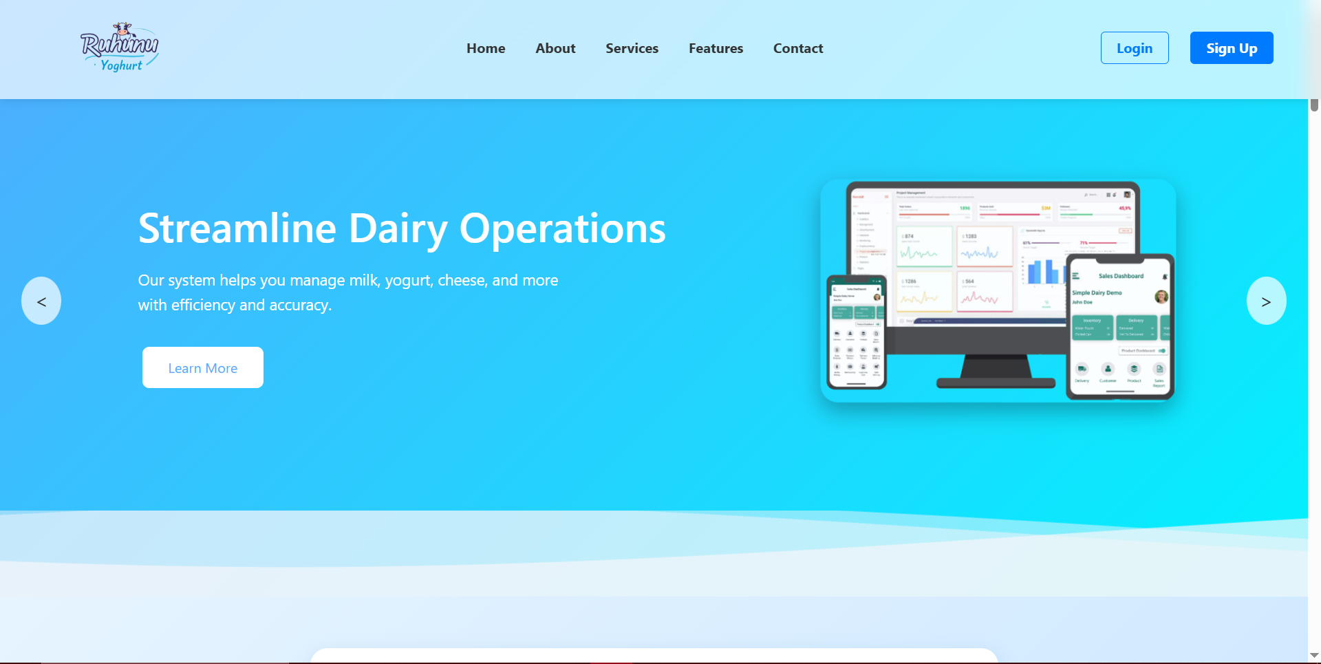 Dairy Product HR Management Dashboard